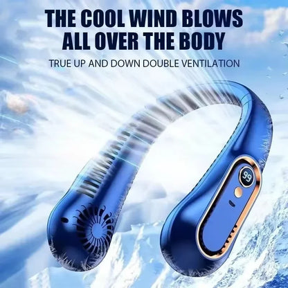 Portable Mini 
Hanging Neck Fan USB Rechargeable