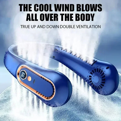 Portable Mini 
Hanging Neck Fan USB Rechargeable