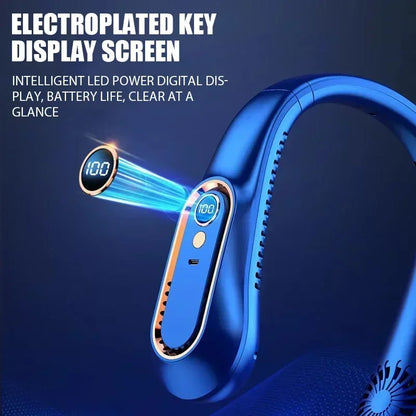 Portable Mini 
Hanging Neck Fan USB Rechargeable
