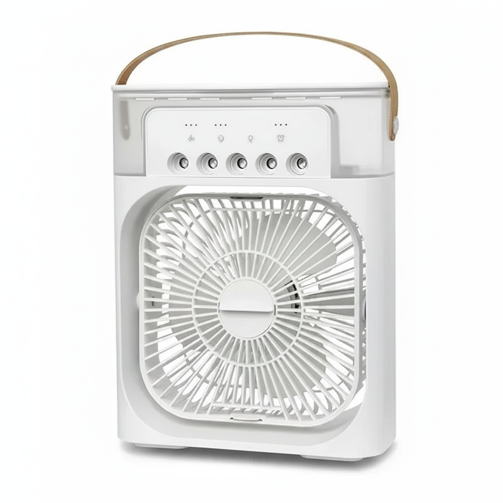 New 3 In 1 Fan LED Light Portable Humidifier