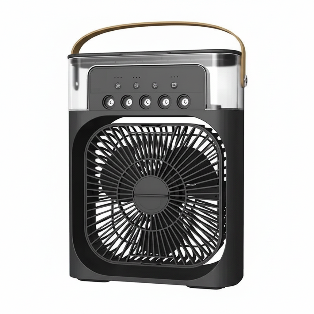 New 3 In 1 Fan LED Light Portable Humidifier